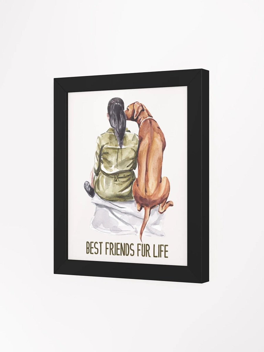 Best Friends Fur Life - Framed Print product image (3)
