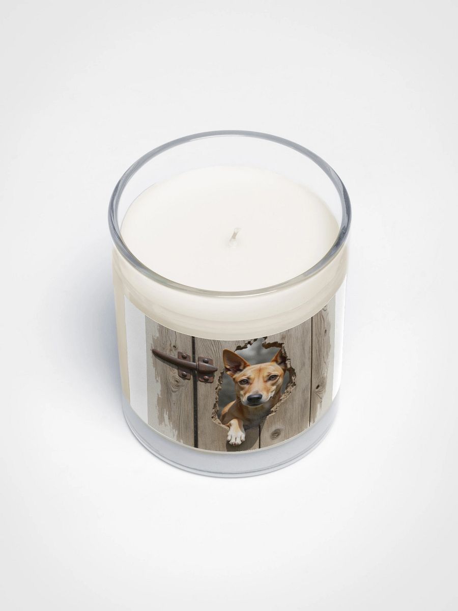 Rustic Wood Fence Peeker Candle product image (3)