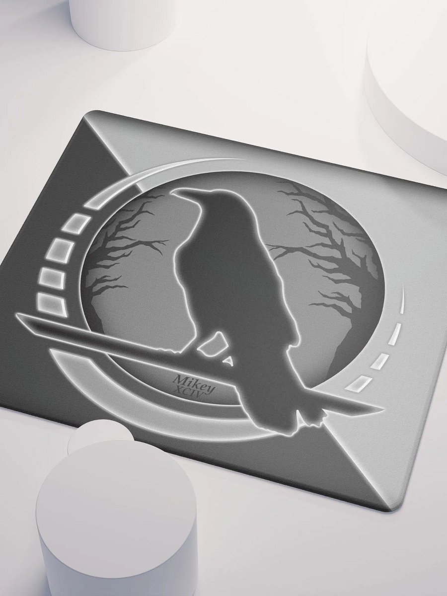 Raven's Moon - MikeyXCIV - Gaming Mouse Pad - 18″×16″, 36″×18″ product image (3)