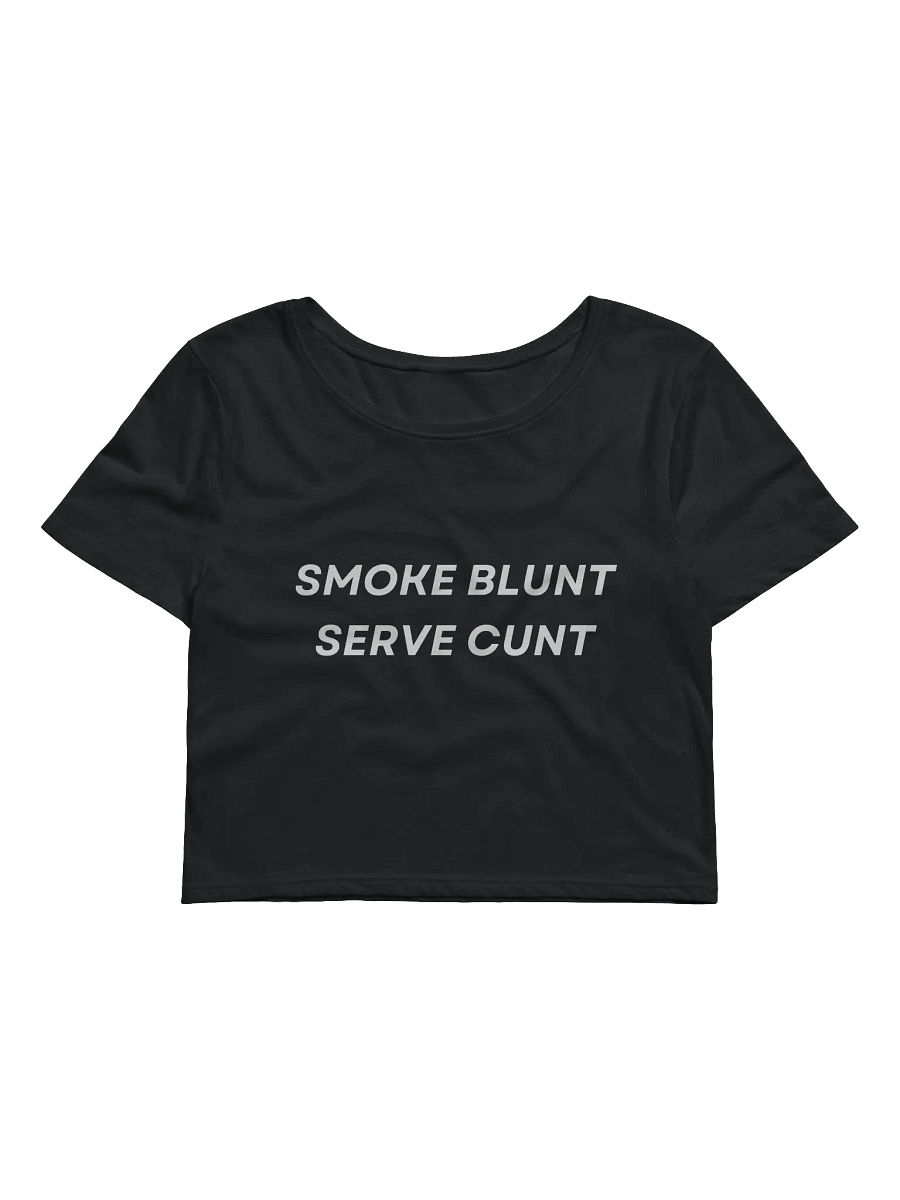 Serve Black Crop Tee product image (1)
