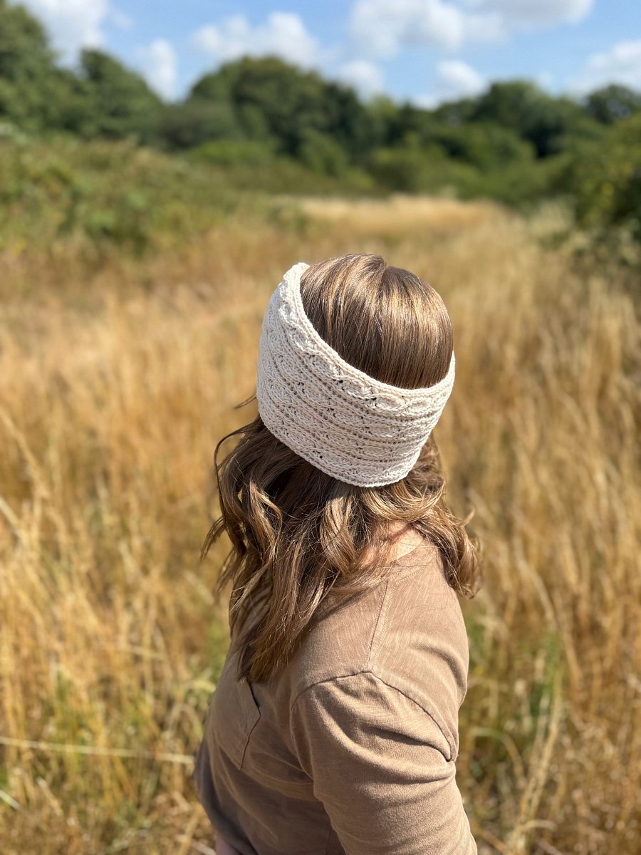 CROCHET PATTERN + VIDEO - The Deidra Headband, sizes newborn baby to adult product image (6)