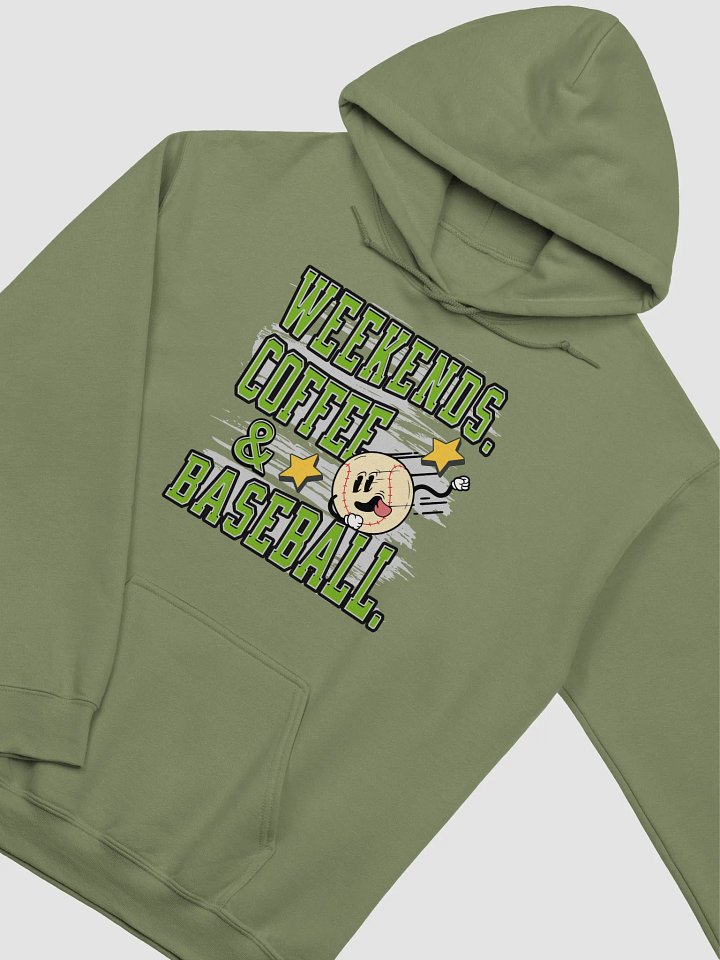 Weekends Coffee And Baseball Warrior Hoodie product image (17)