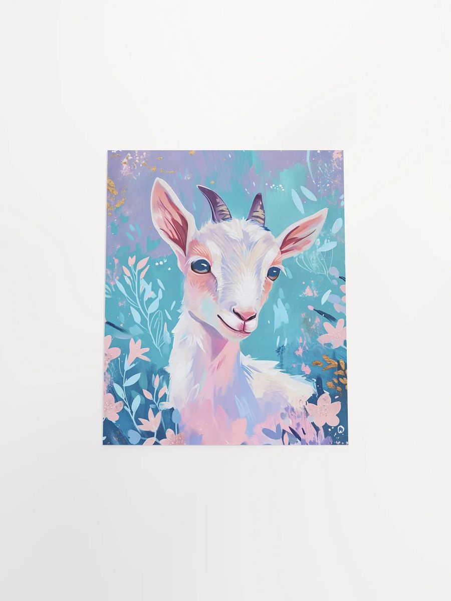Whimsical Kid Goat Poster product image (4)