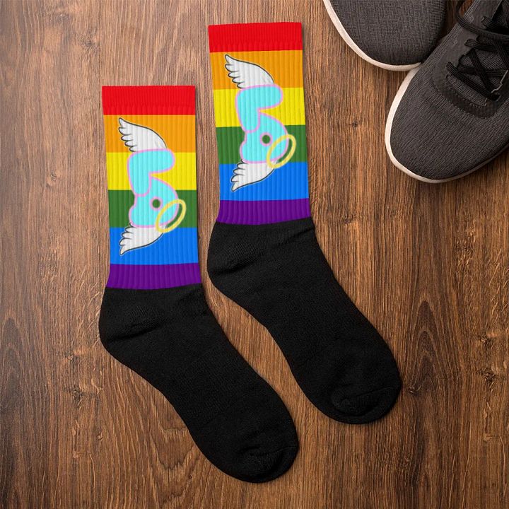 Light's Glitched Socks (Alphabet Mafia Edition) product image (1)