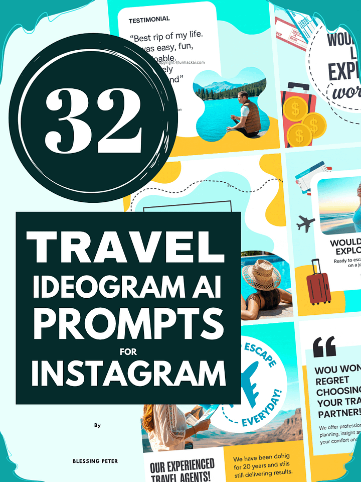 32 travel ideogram ai prompts for Instagram product image (1)