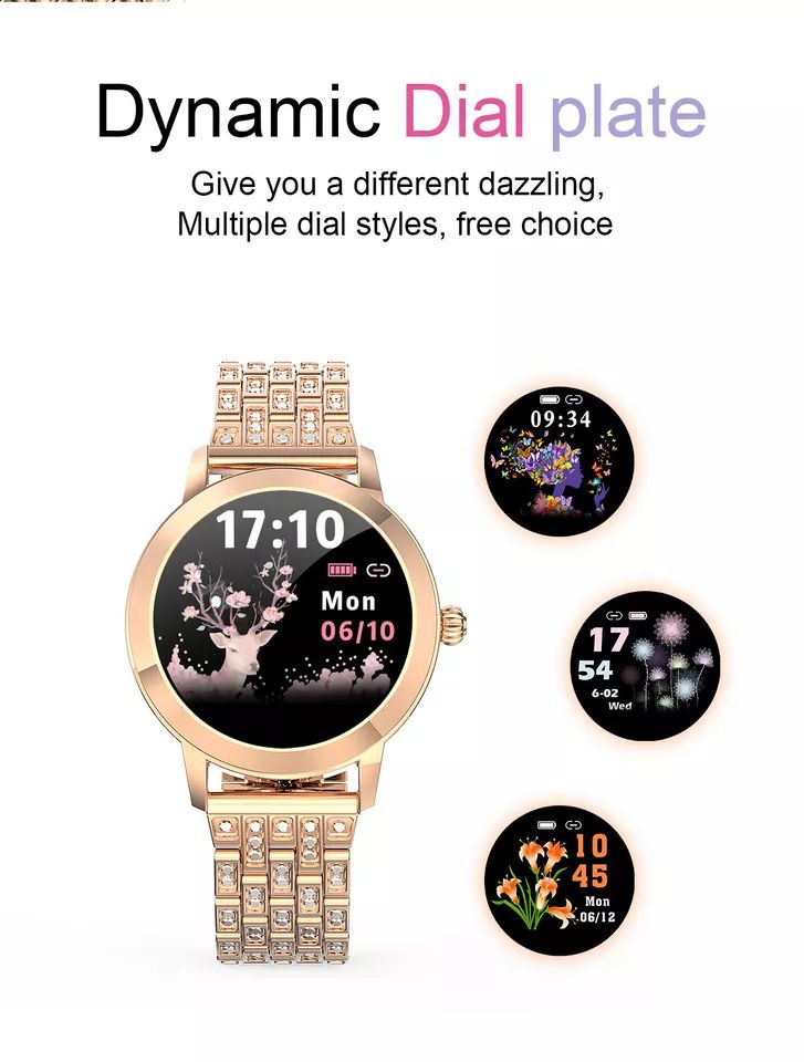 Waterproof Smart Watch Women Luxury Sports Bracelet Wristwatch for Ladies Girls product image (3)