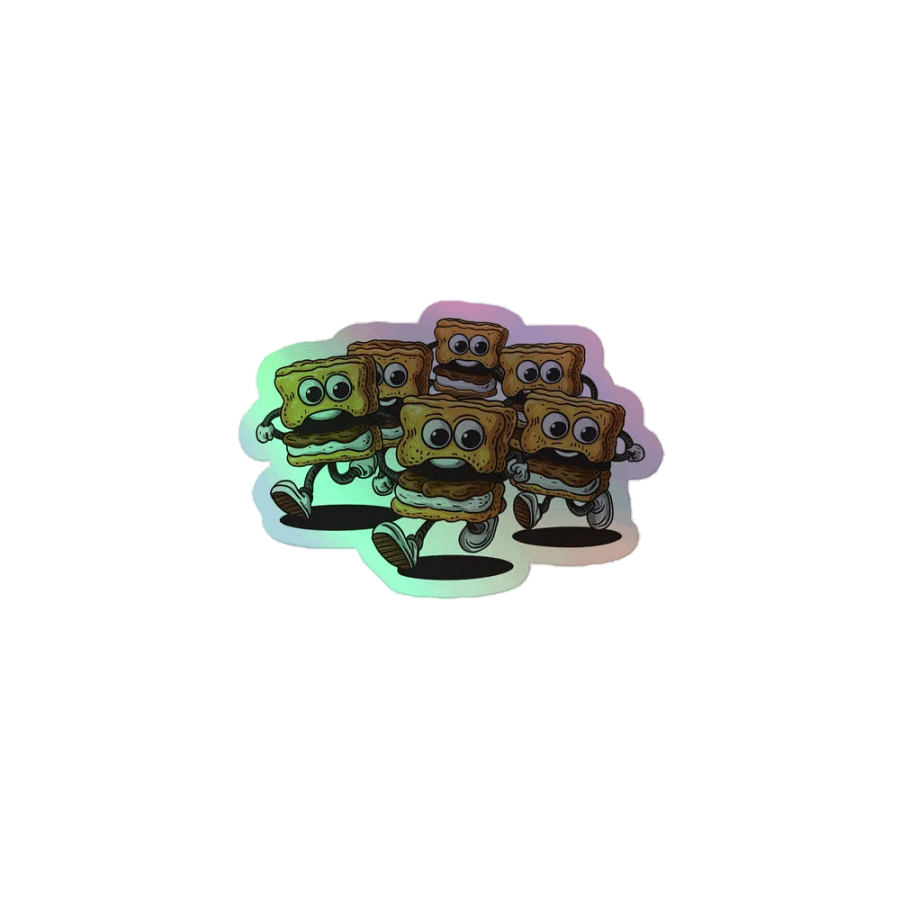 S'mores Frenzy Holographic Sticker Sheet product image (1)