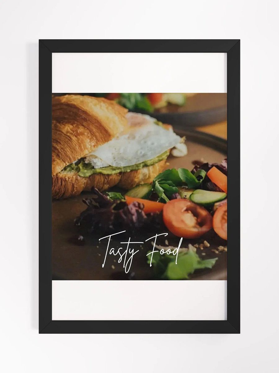 Wall Art Tasty Food Framed High-Quality Matte Poster (in) product image (1)