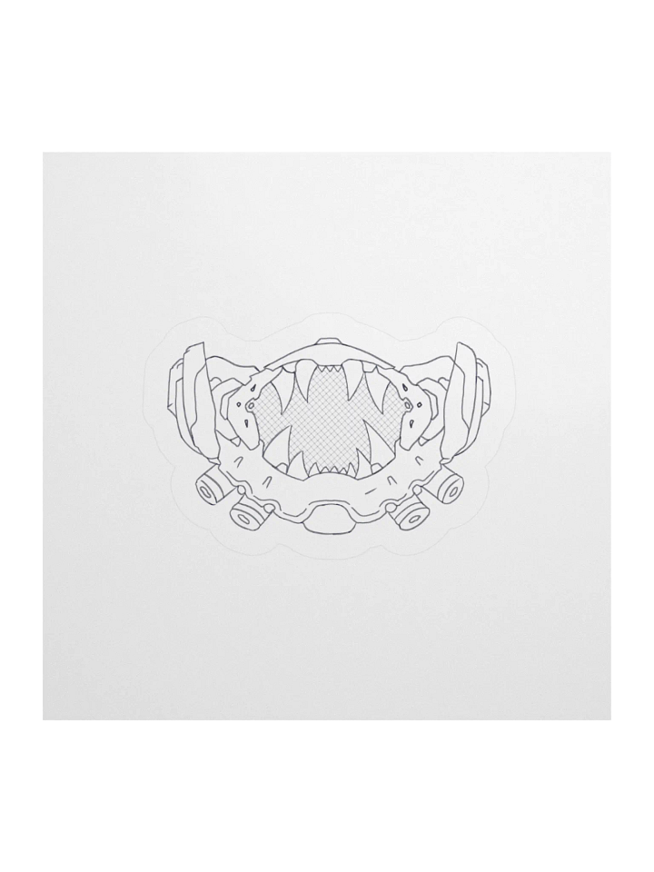 Cyber Oni Kiss Cut Stickers product image (1)