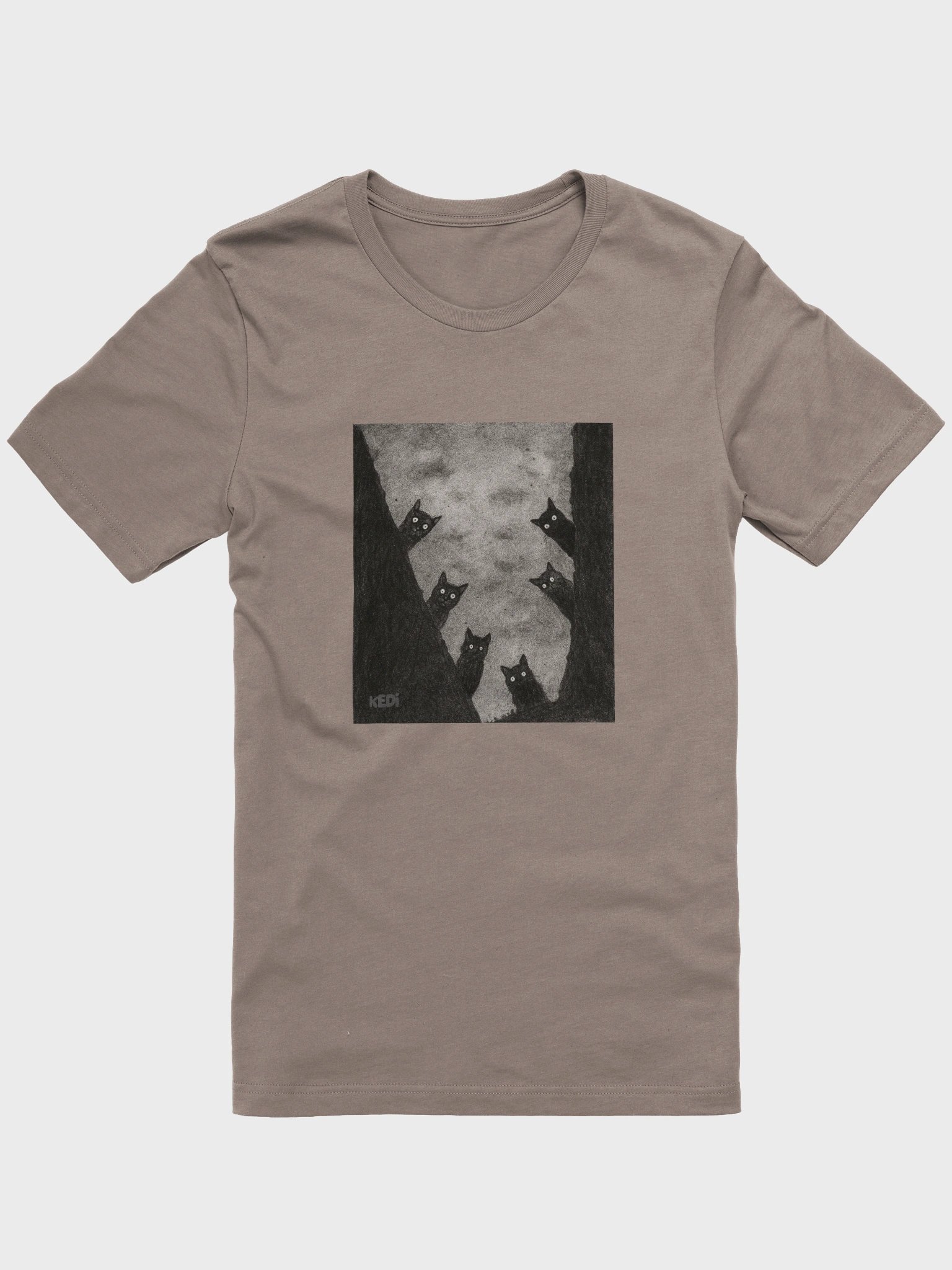 Glowing Eyes Black Cat T-Shirt product image (62)