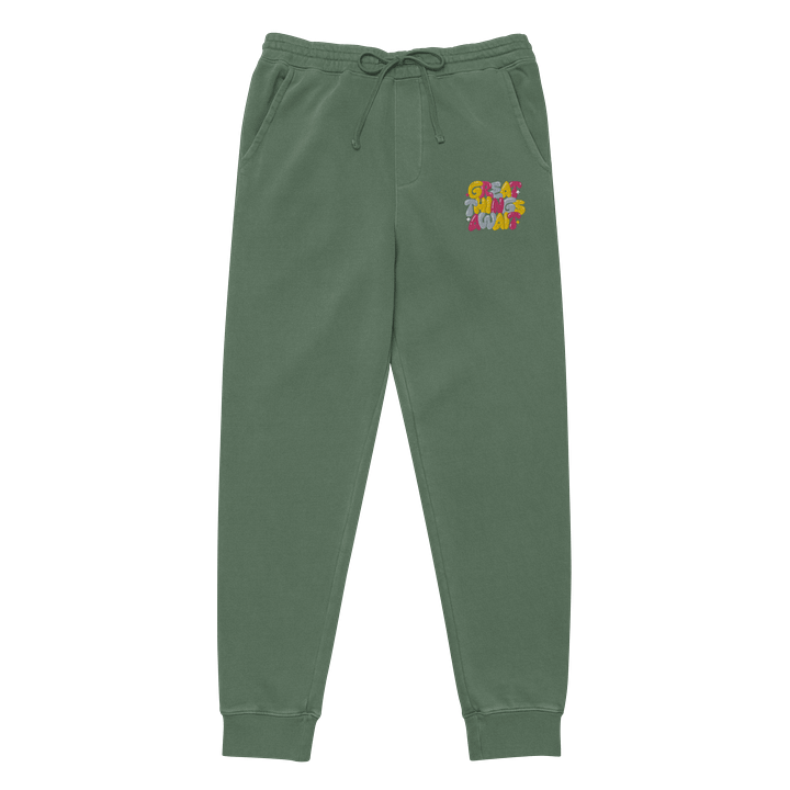 Great Things Await: Pigment Dyed Joggers product image (9)