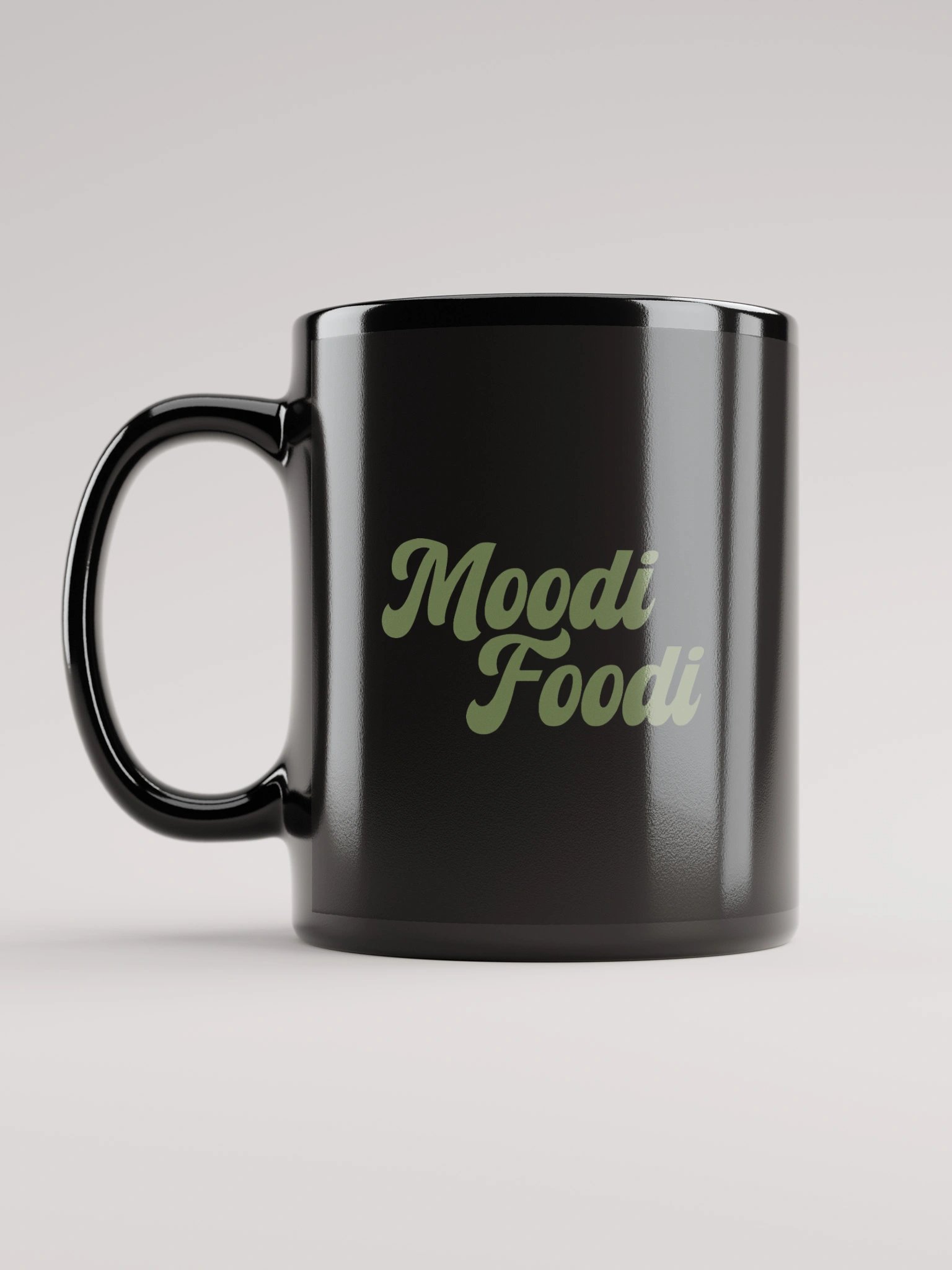Moodi Foodi Originals Black Mug – Olive with Matte Center Finish product image (5)