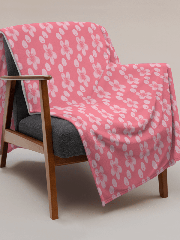 Sakura Cherry Blossom Throw Blanket product image (3)