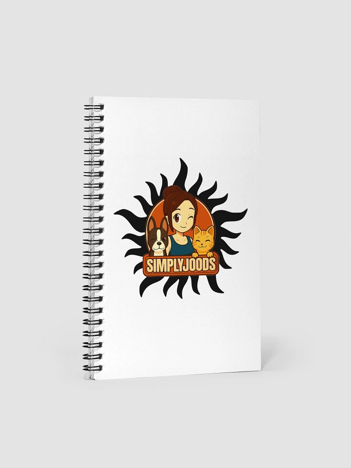 Simply Joods Logo with Symbol Spiral Notebook product image (1)