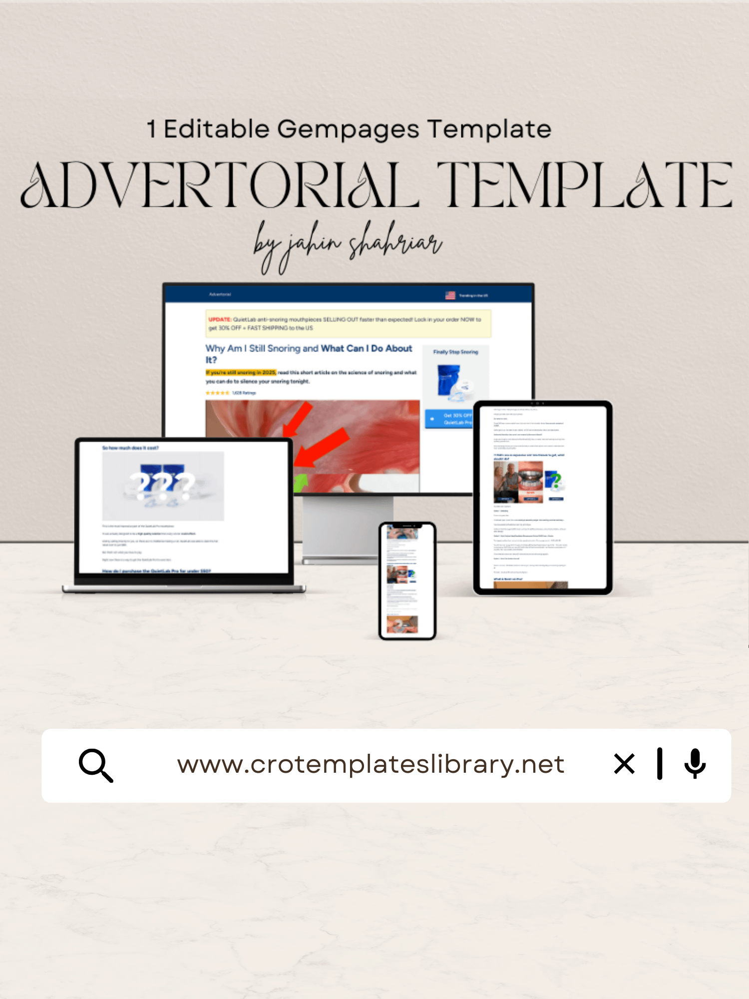 Gempages Advertorial Template product image (1)