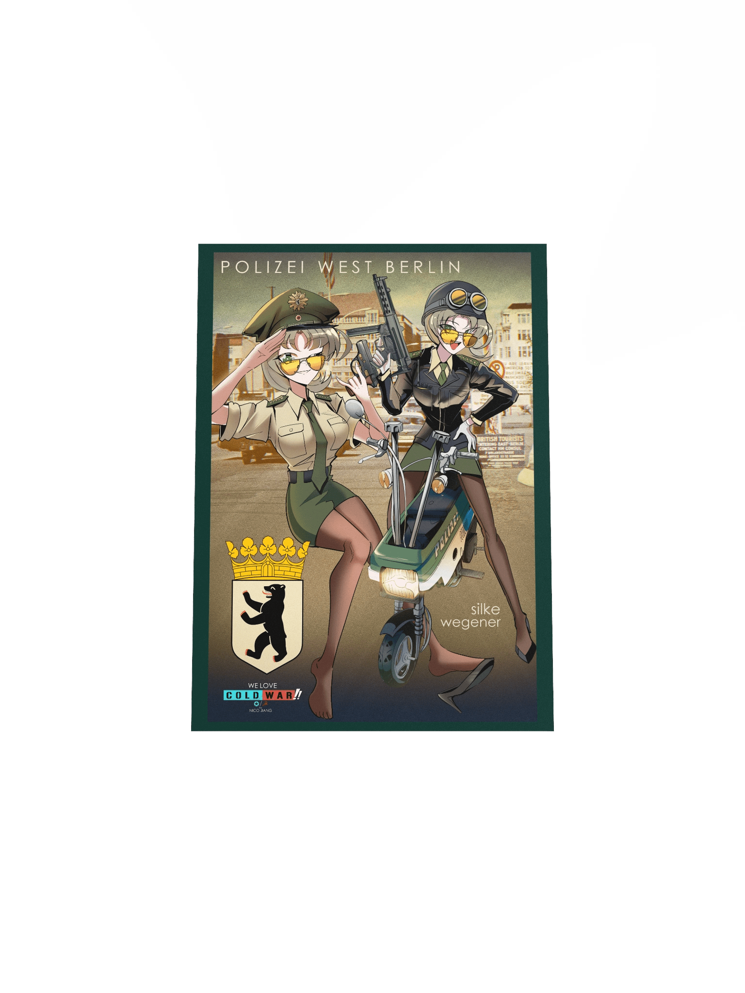 West-Berlin Polizei PRINT - Silke Wegener product image (4)