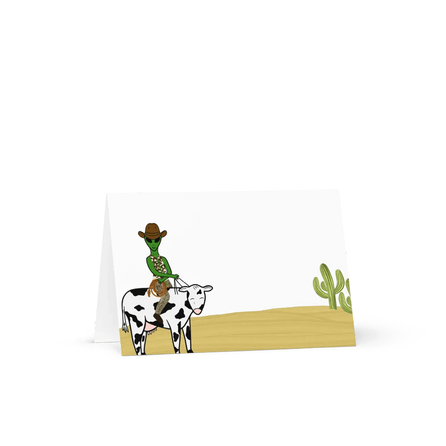 Cowboy Greeting Card (Blank) product image (1)