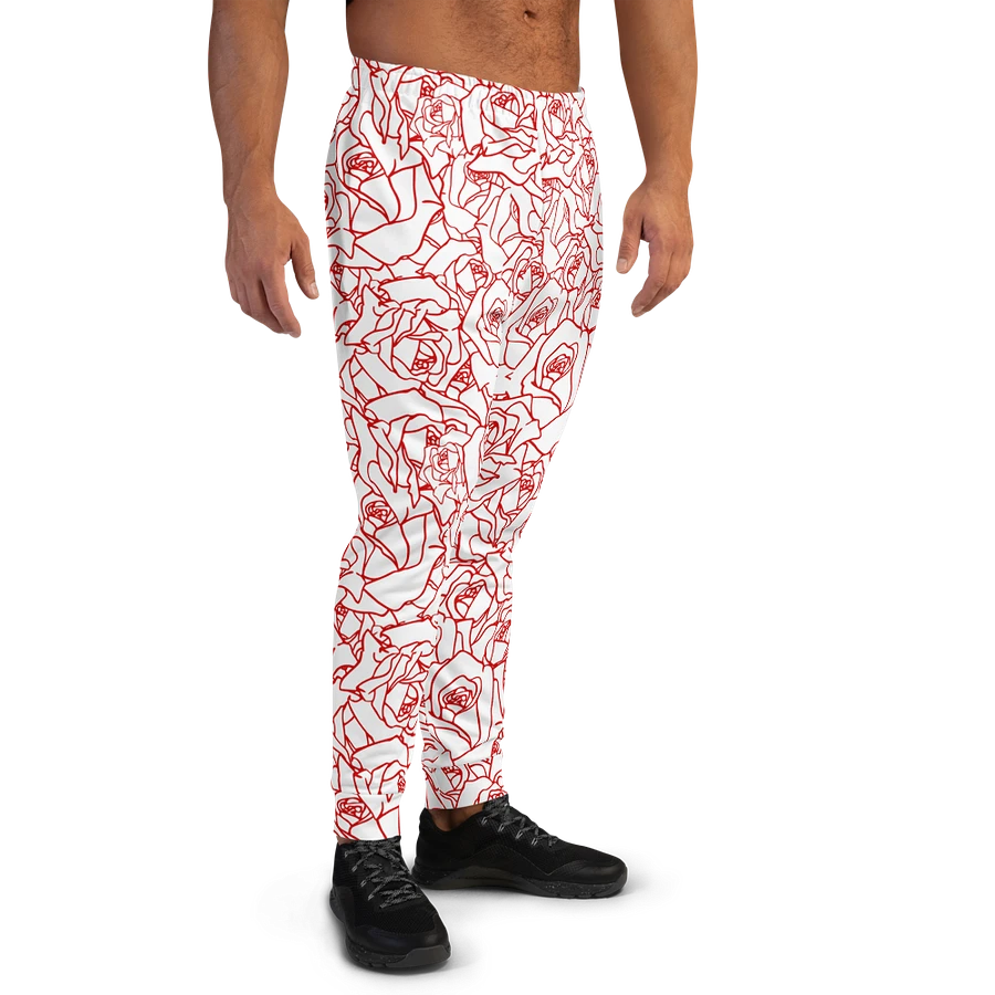 Loads of Roses · white-red joggers product image (3)