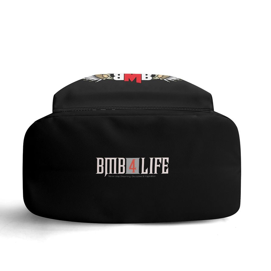 17 Inch Twill TEAMBMB Leather School Backpack product image (4)