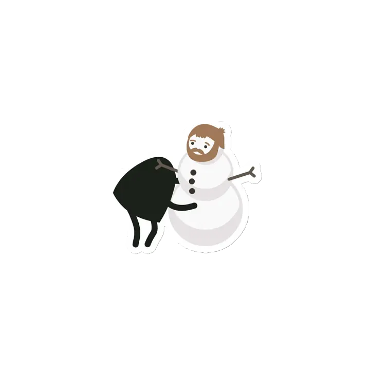 A Good Snowman is Hard to Build Magnet product image (1)
