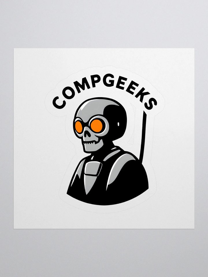Comp Geeks Logo Sticker – Slap Some Geek on It product image (3)