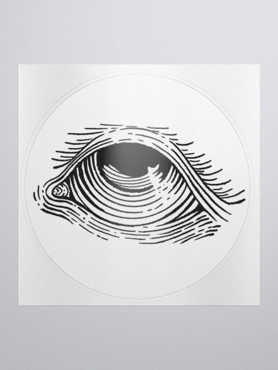 Woodcut Eye Sticker product image (1)