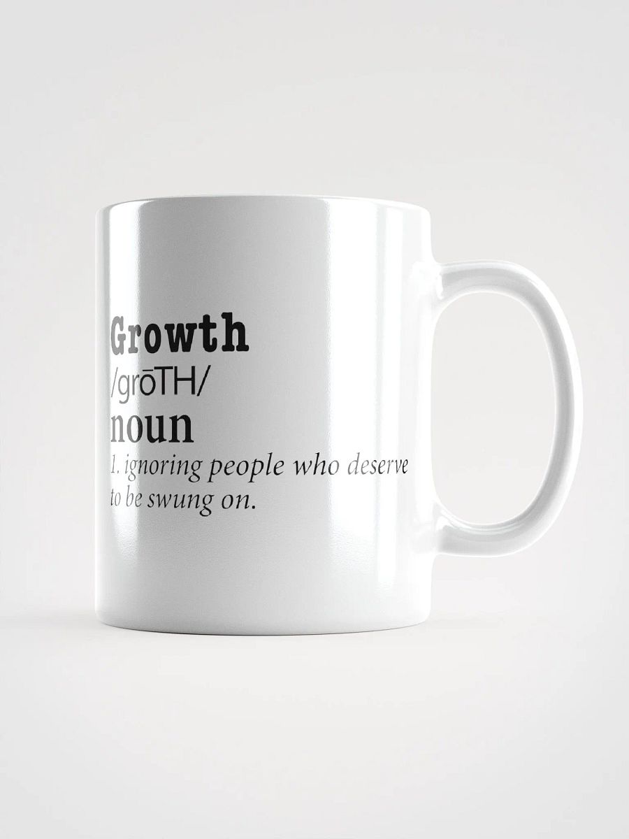 Growth White Glossy Mug product image (2)