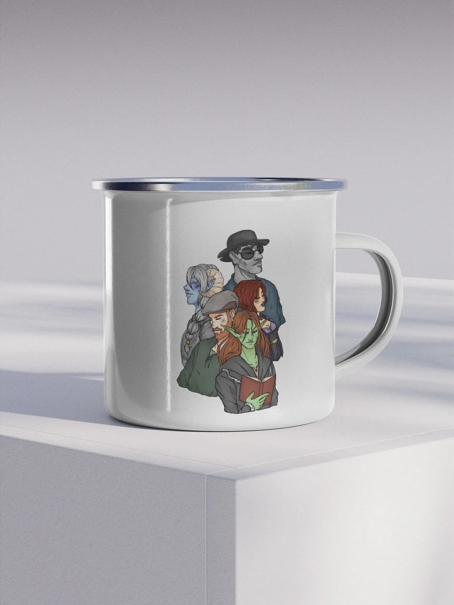 The Long Rest | Enamel Mug product image (4)