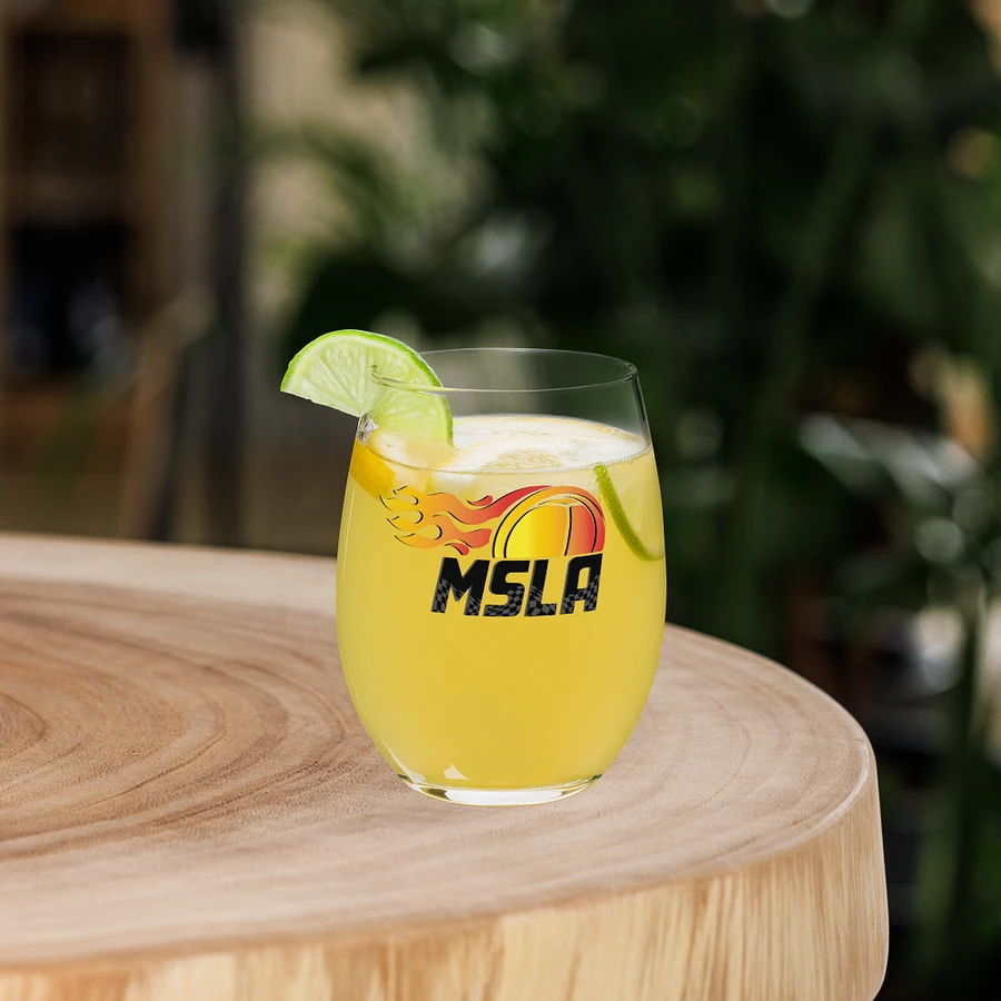 MSLA Logo Stemless Wine Glass product image (4)