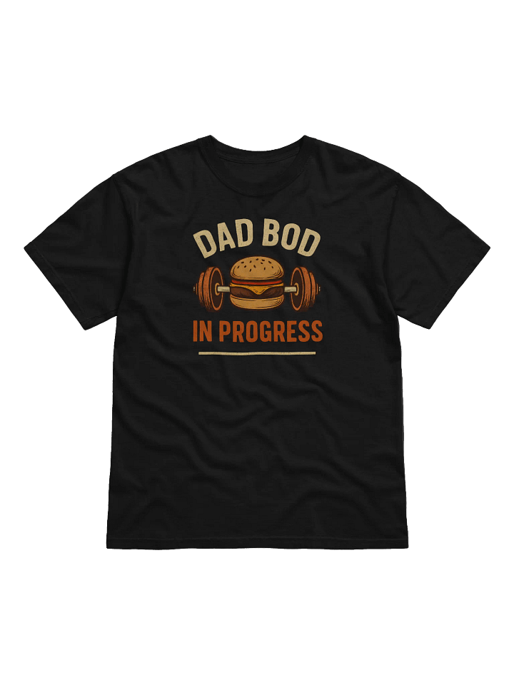 Dumbbell Burger Dad Bod T-Shirt product image (1)