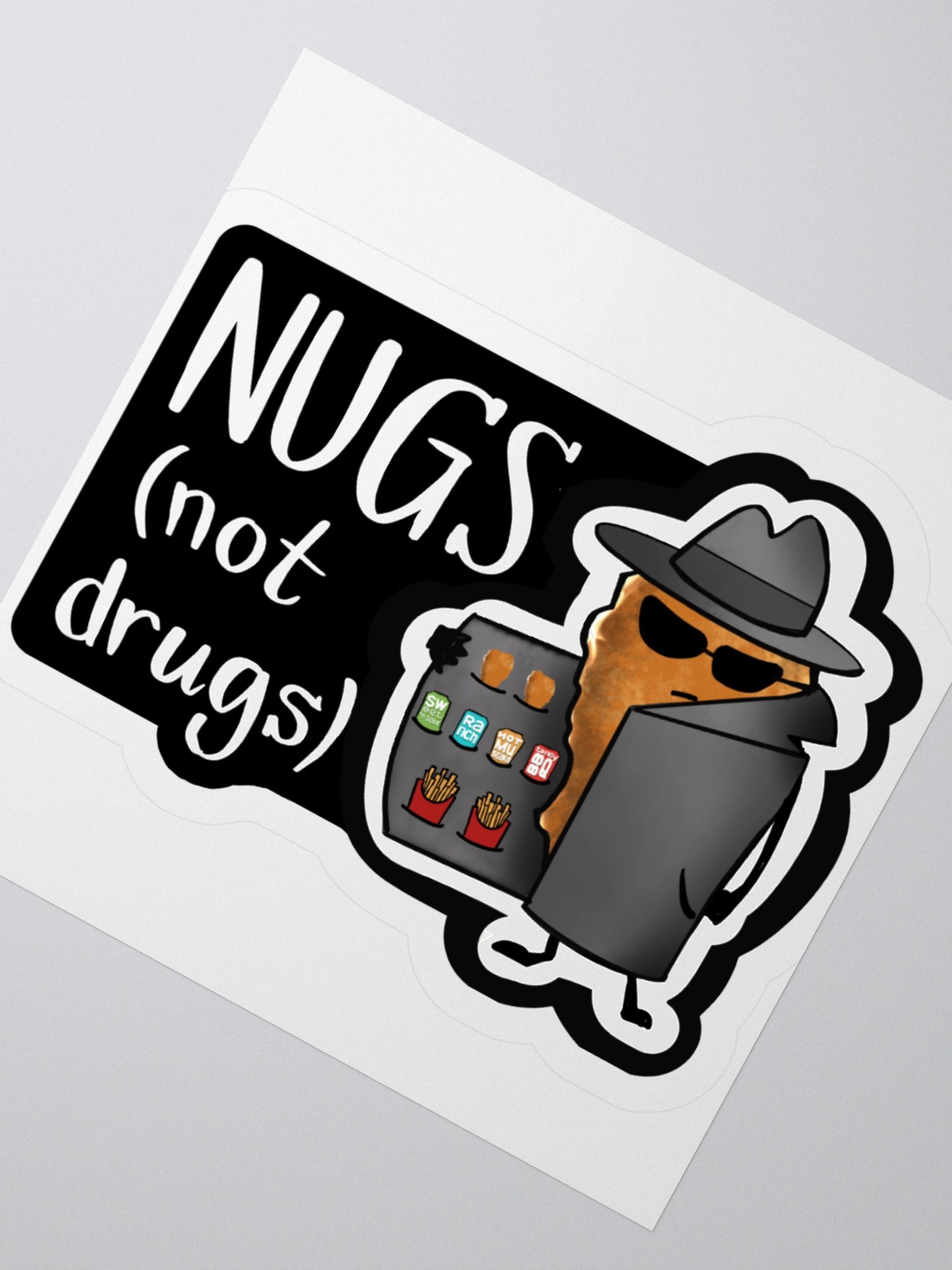 Nugs Not Drugs! Sticker product image (2)