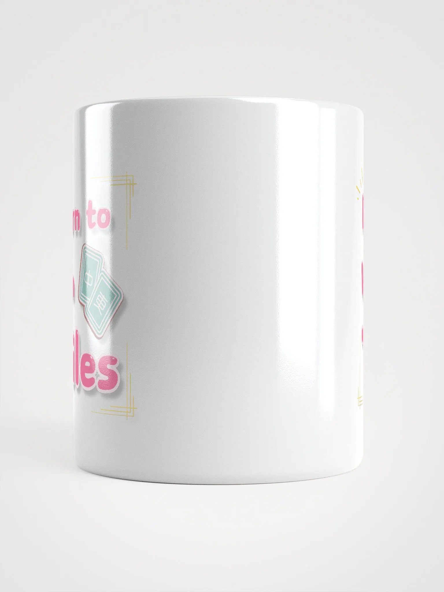 Funny mahjong_born to win tiles white coffee mug product image (9)