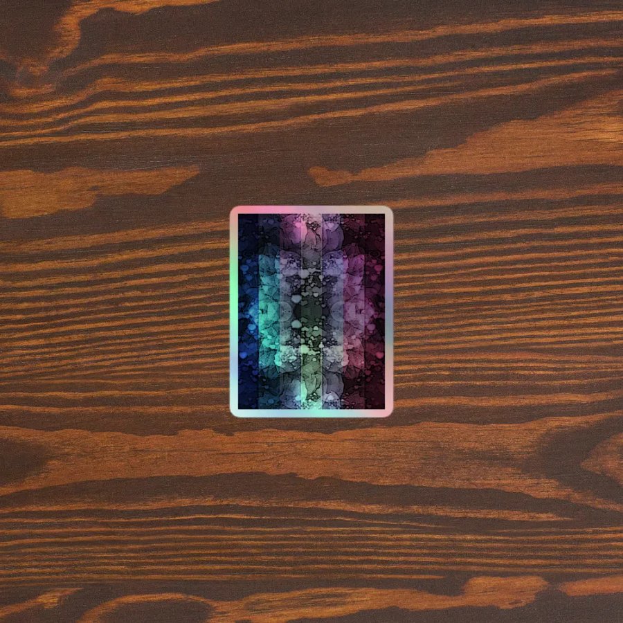 Bigender Pride Flag Sticker (Textured Variation) product image (5)