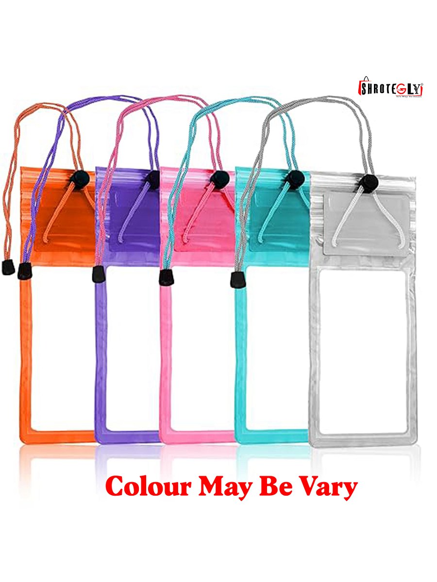 Waterproof Mobile Cover ( UNIVERSAL SIZE, Pack Of 4 ) Colour May Be Vary product image (3)