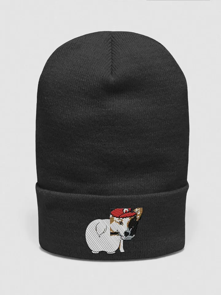 Slayer the Corgi butt/ Cozy Charlie boi beanie with OG Mario styling product image (1)