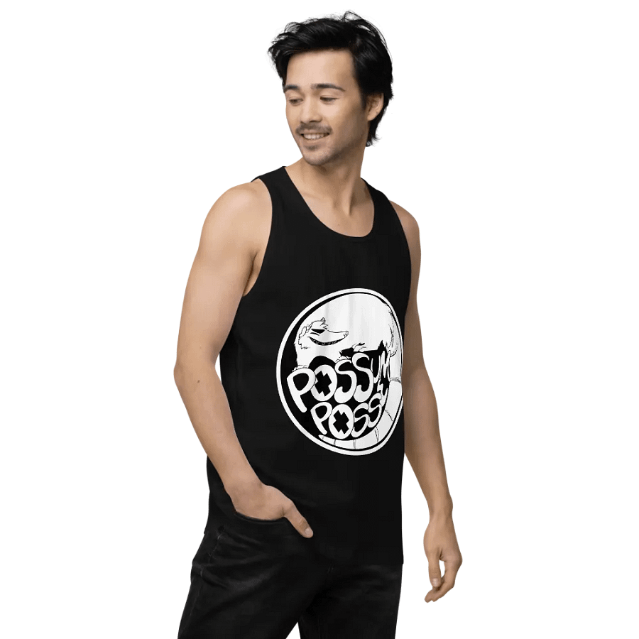 Possum Posse Tank WHT cotton product image (3)