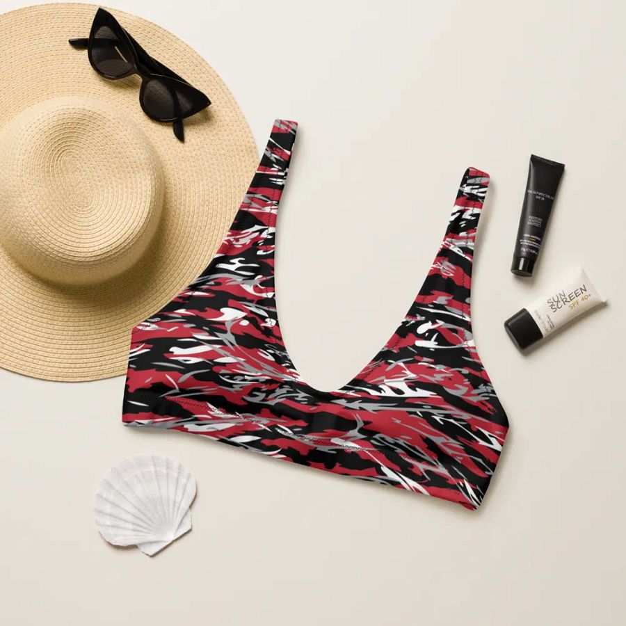 Blood Camo Padded Bikini Top product image (8)