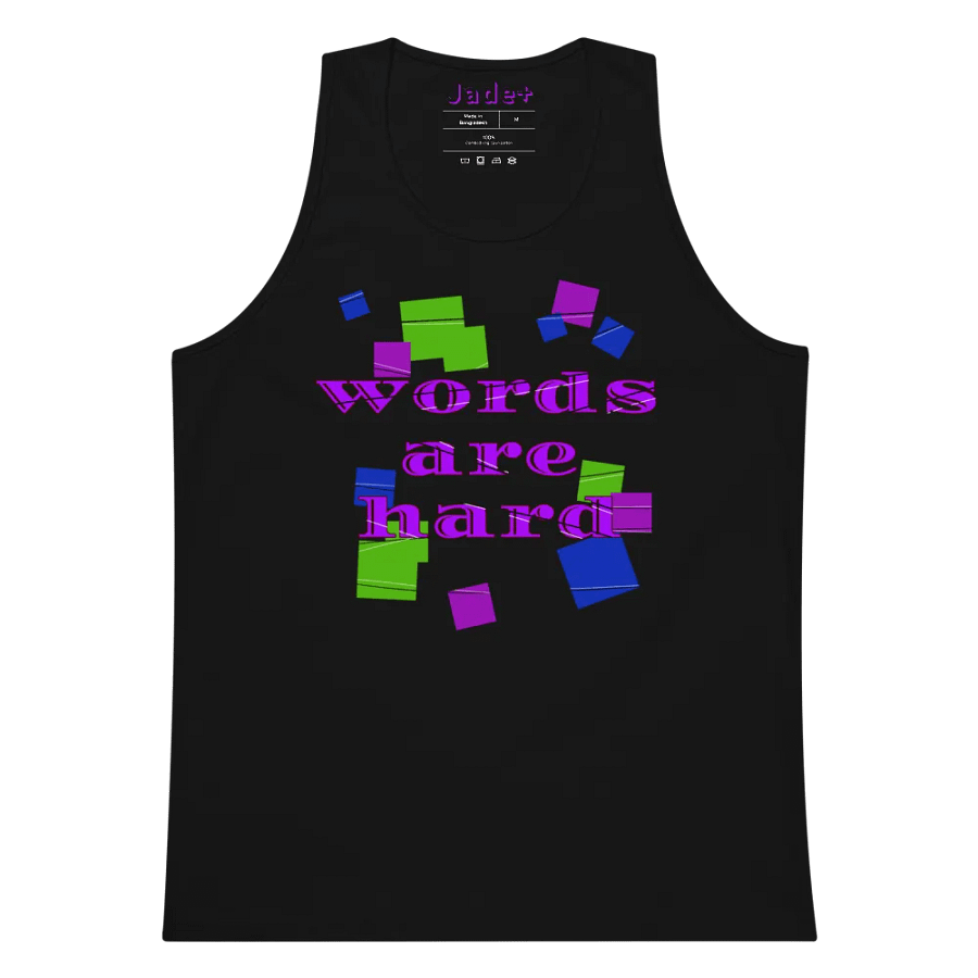 Words are hard Men's Tank Top product image (5)