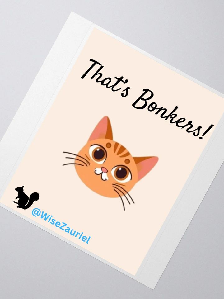 That's Bonker's Sticker product image (2)