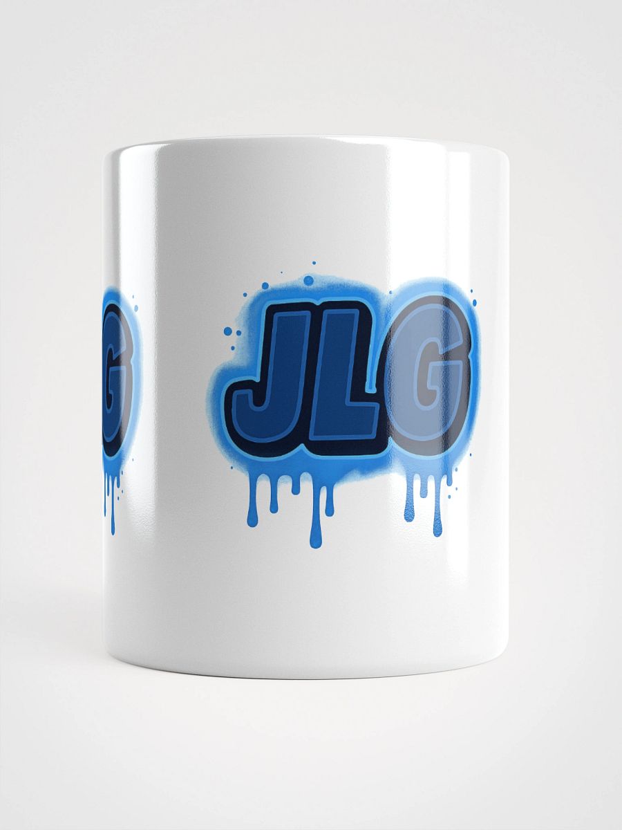 JLG Drip Logo White Glossy Mug product image (5)