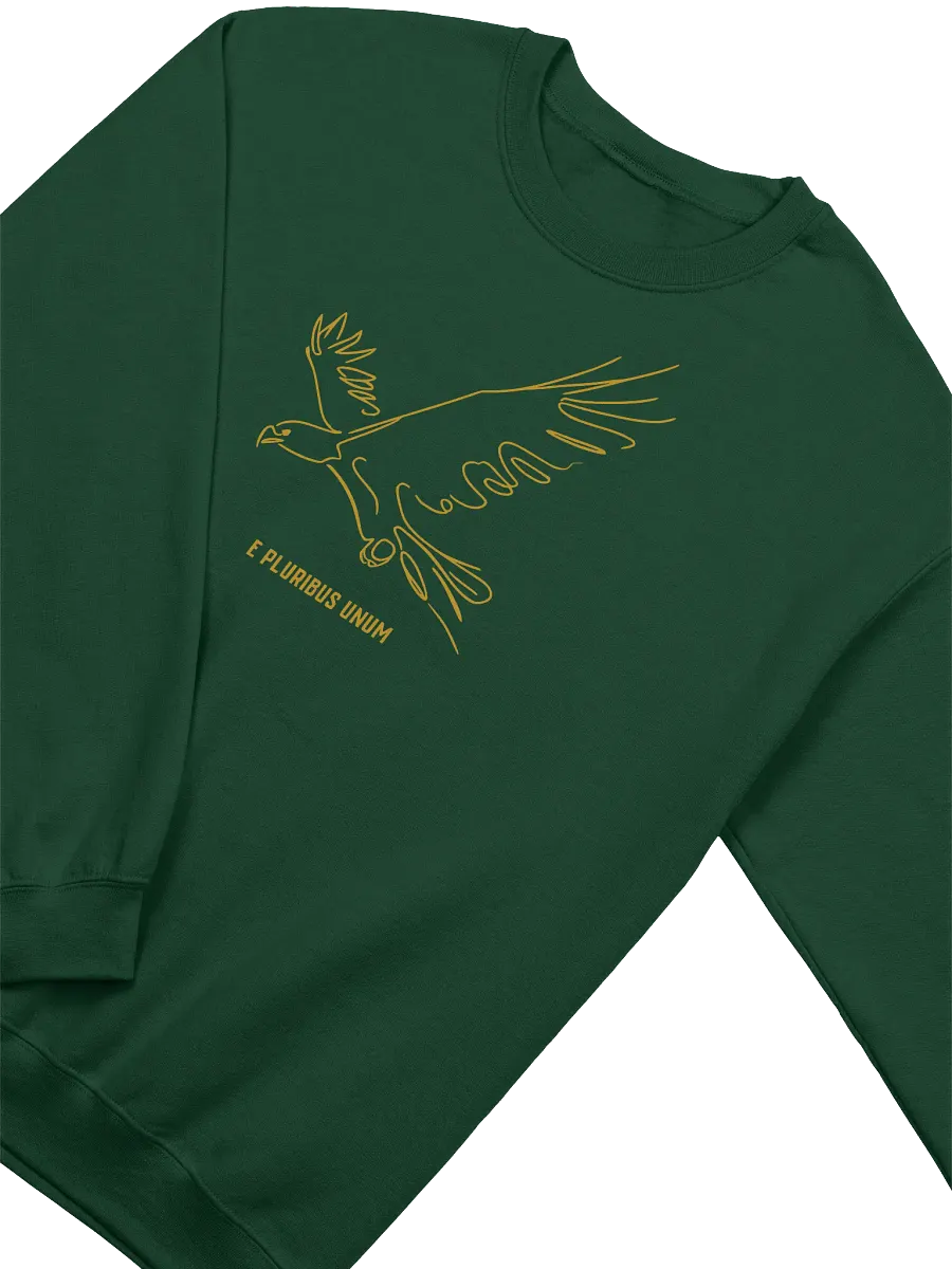 Golden Flight Bird Crewneck Sweatshirt product image (10)