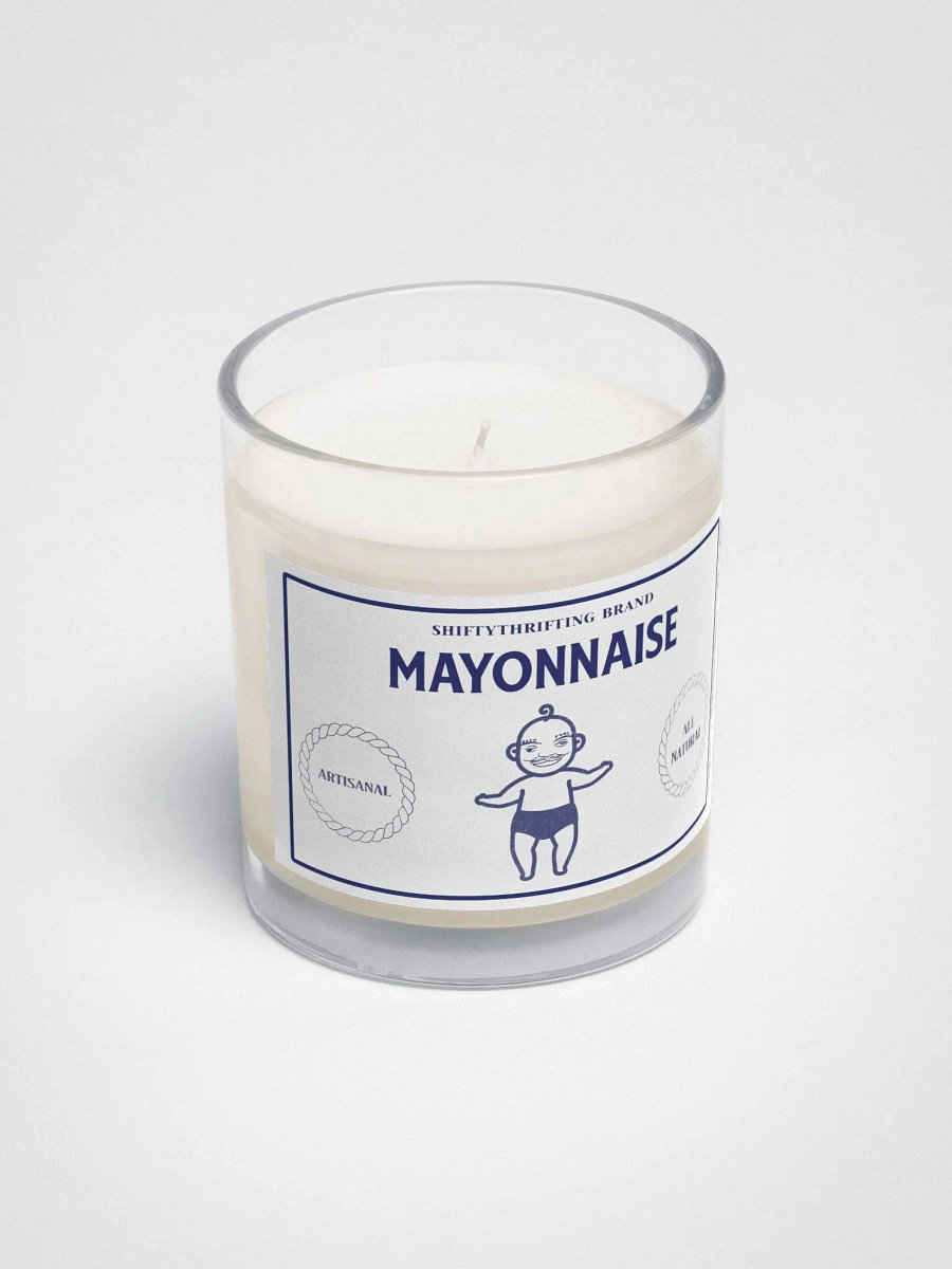 Artisanal Mayonnaise soy candle product image (5)