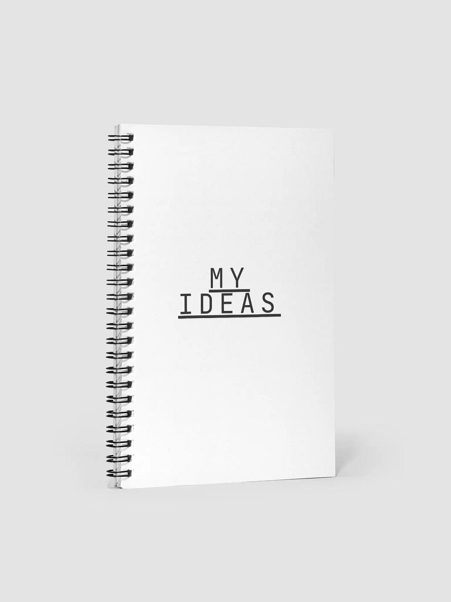 Minimalist 'MY IDEAS' Notebook product image (1)