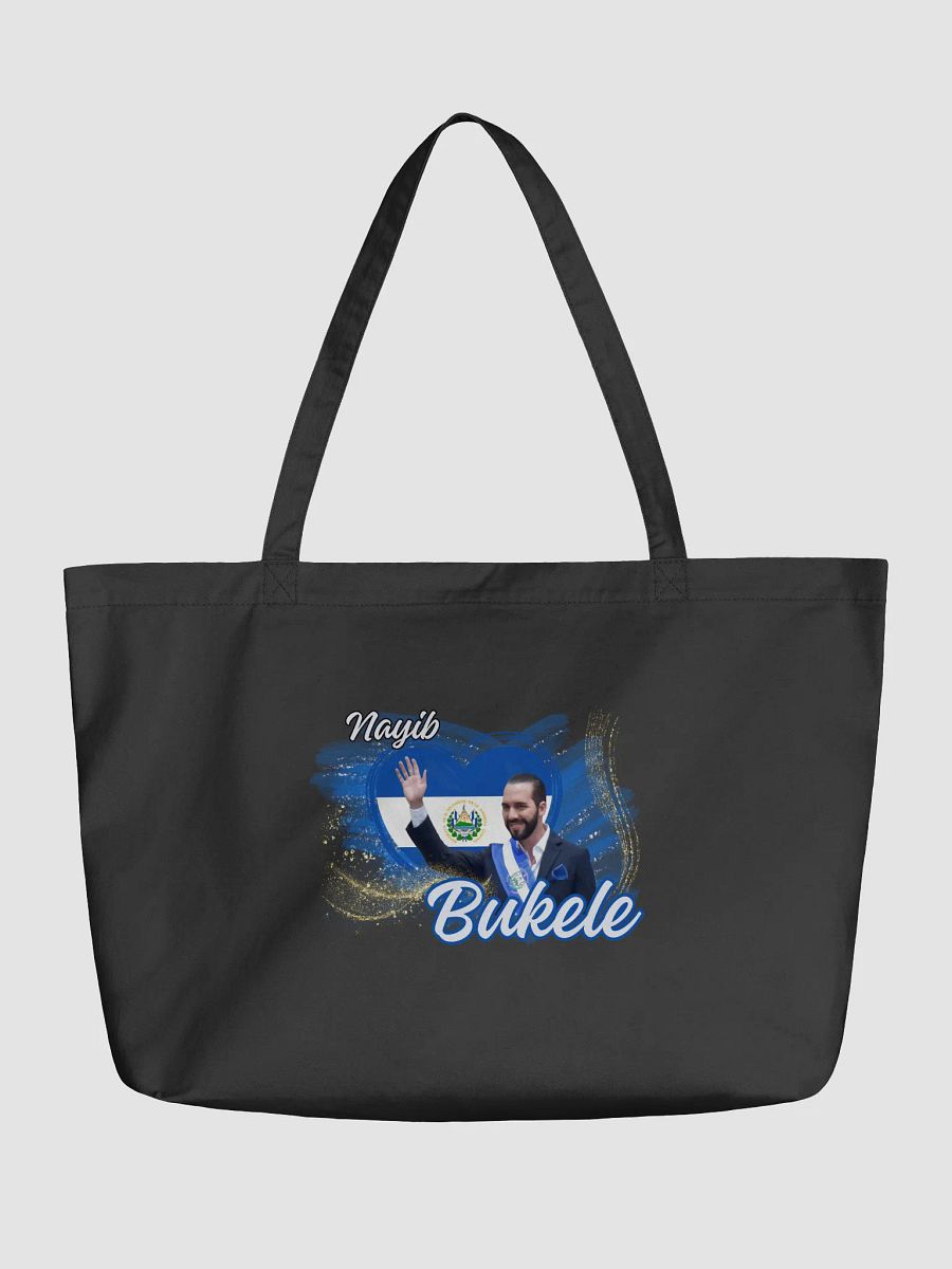 Nayib Bukele Heart Flag Tote Bag product image (1)