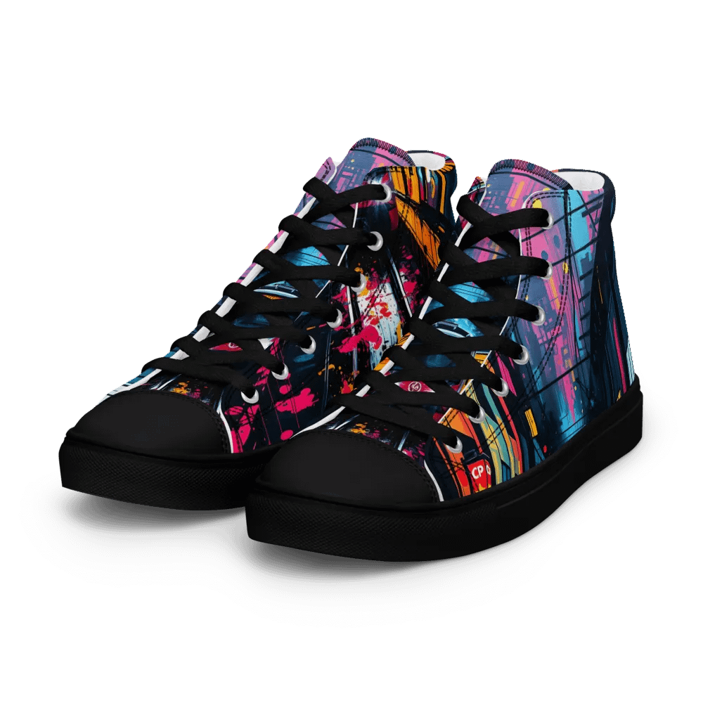 Neon Express women's canvas High Tops product image (6)