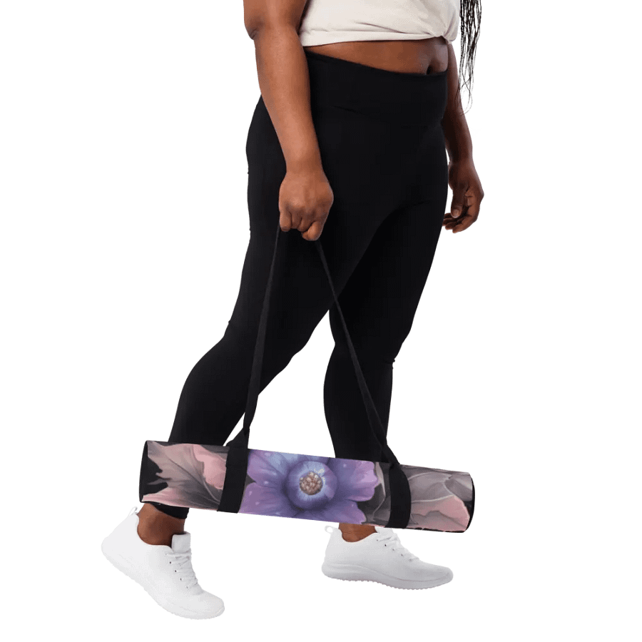 Black Premium Yoga Mat - Featuring Bird Mystery product image (12)