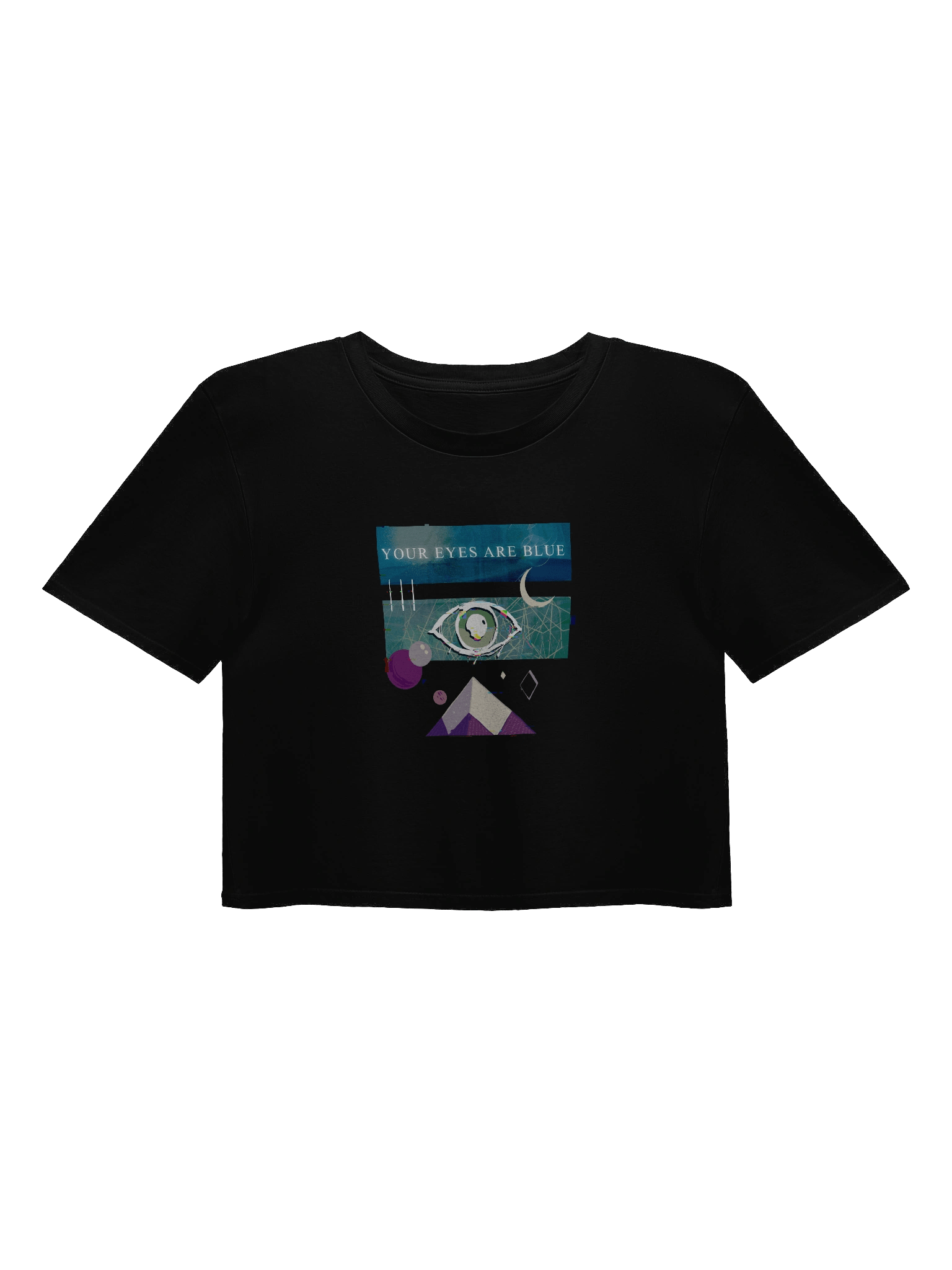 Your Eyes Are Blue Premium Cropped Tee product image (1)
