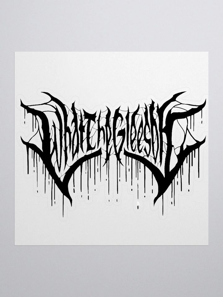 WhatTheGleeson Death Metal Sticker product image (1)