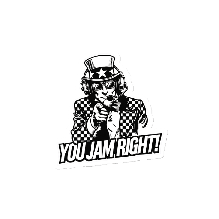 YOU JAM RIGHT! – Die-Cut Magnet product image (2)