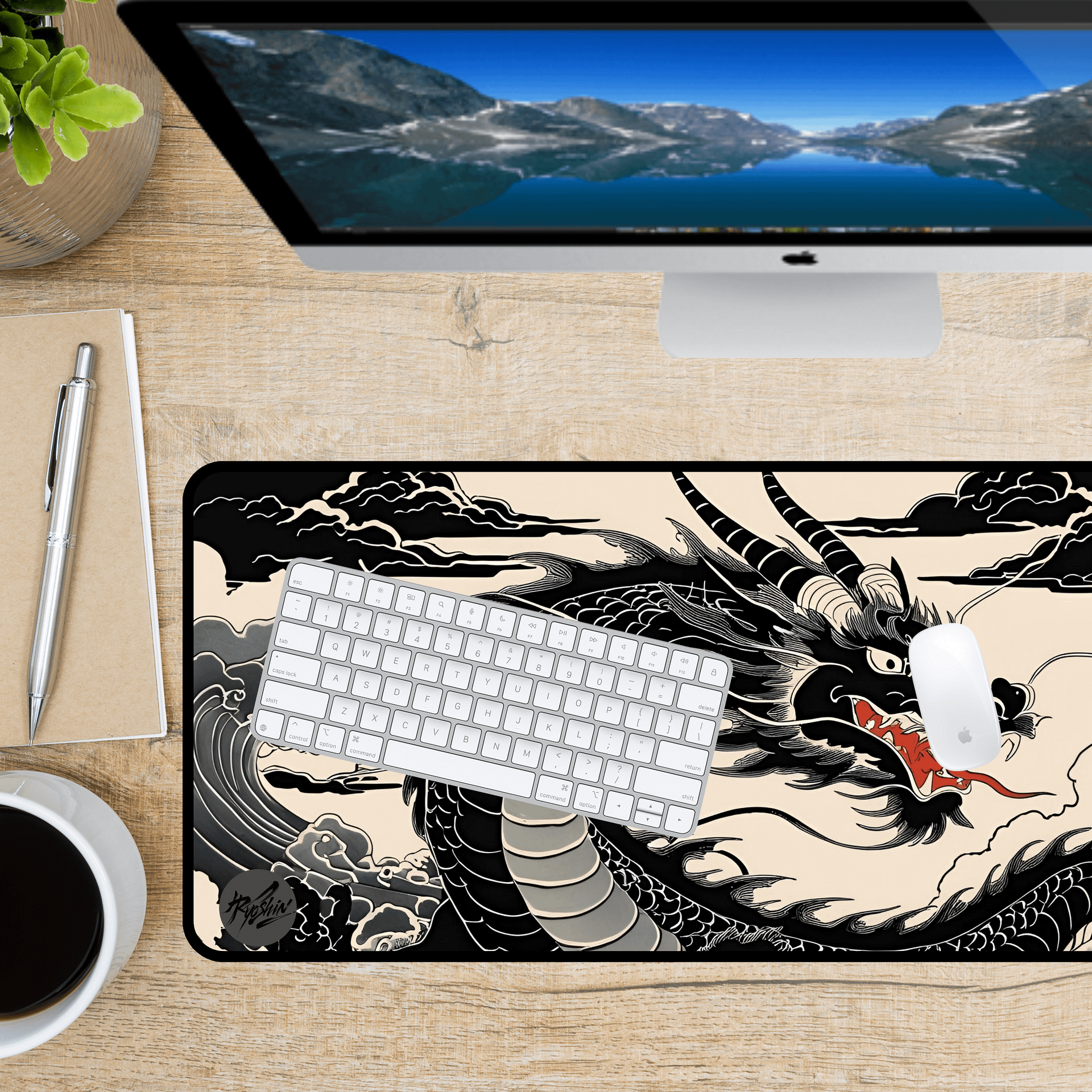 Ryoshin - Shadow Embrace (Kage no Hōyō), Ancient Ryū Collection, Desk Mat product image (3)